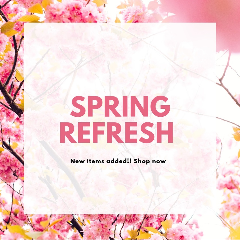 Newly added spring items